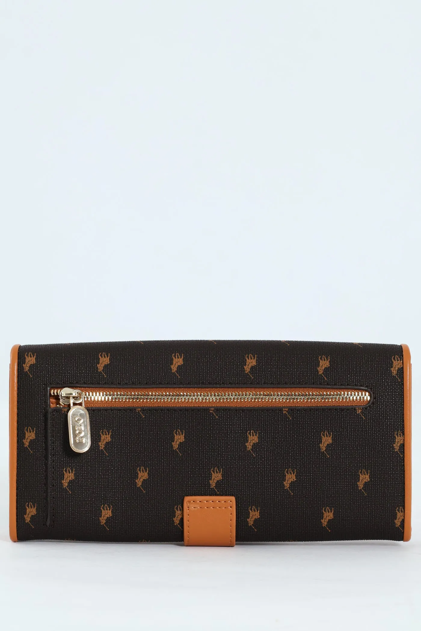 Iconic Clutch Purse - Brown