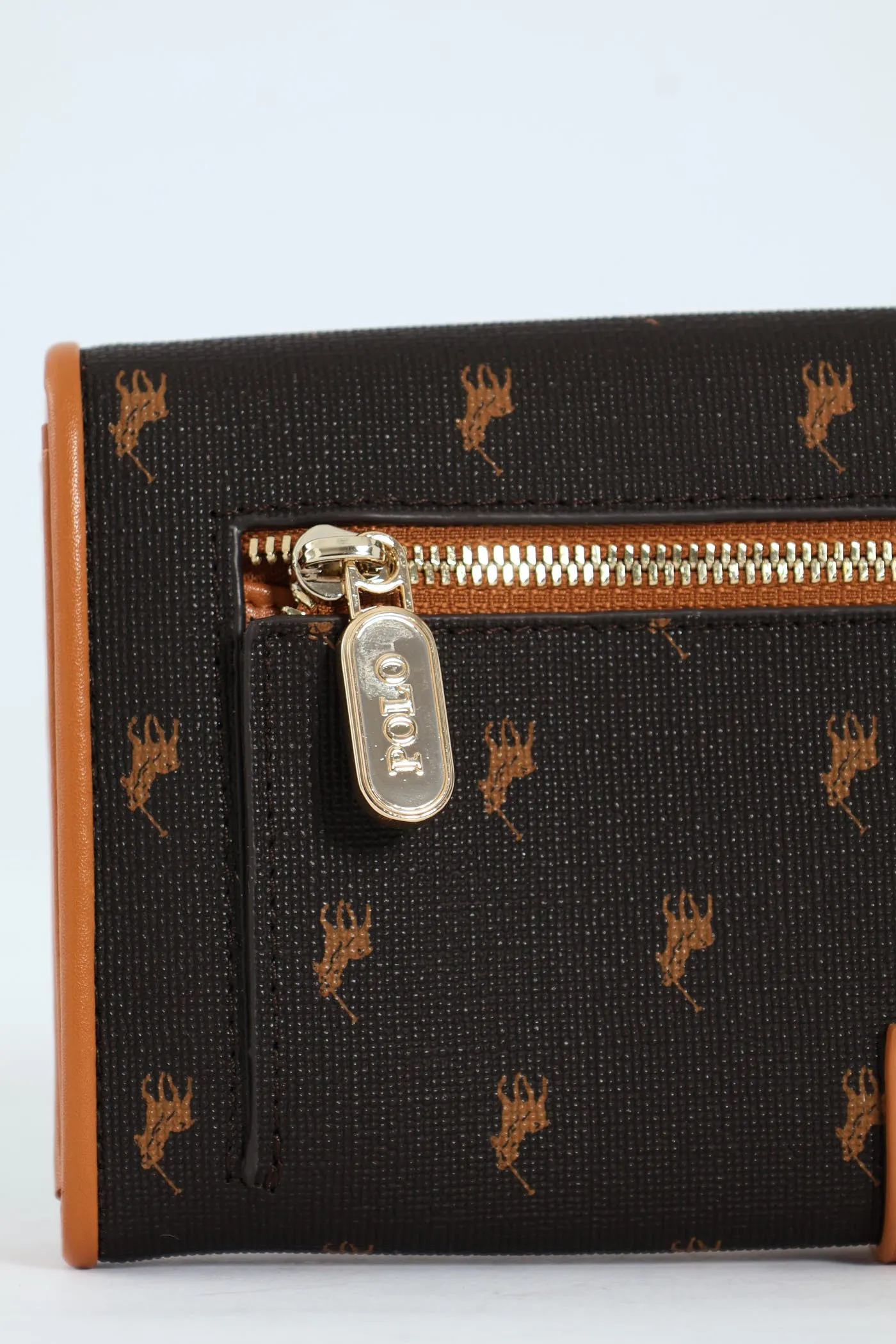Iconic Clutch Purse - Brown