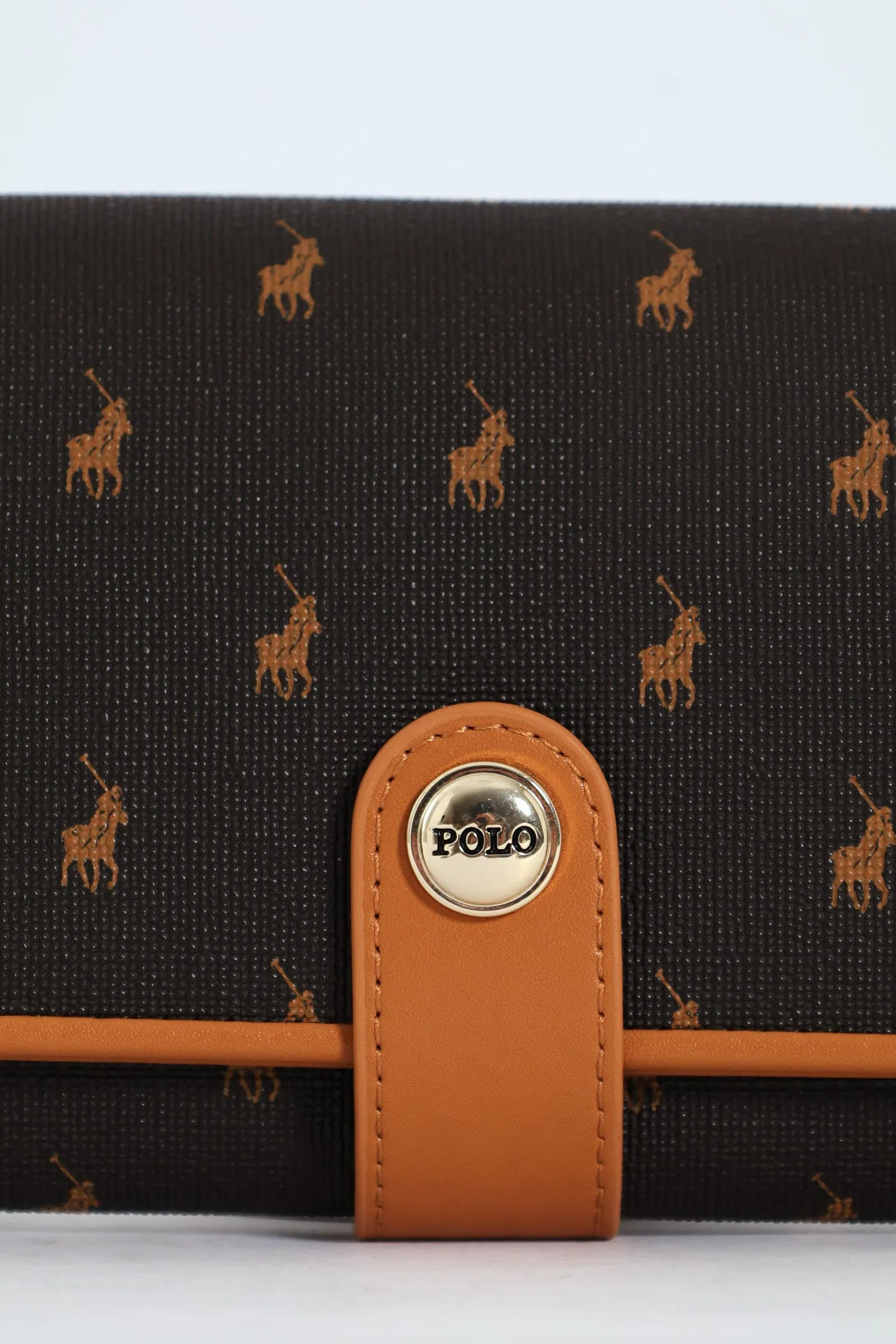 Iconic Clutch Purse - Brown