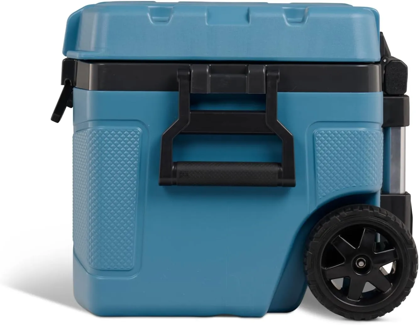 Igloo Trailmate 52Qt Wheeled Cooler, Insulated Hard Shell Ice Chest, Modern Blue