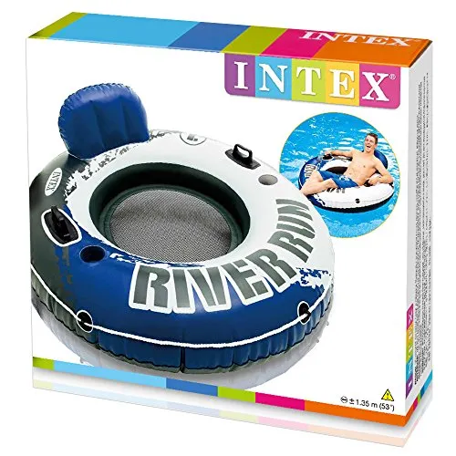 Intex River Run I Sport Lounge, Inflatable Water Float, 53" Diameter