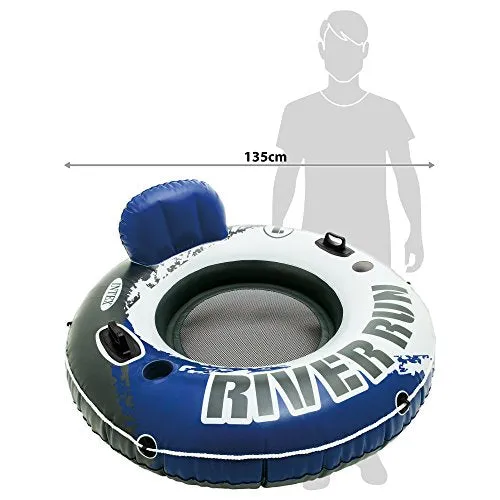 Intex River Run I Sport Lounge, Inflatable Water Float, 53" Diameter