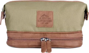 J. Buxton Expedition II Huntington Gear Bottom Zip Travel Kit