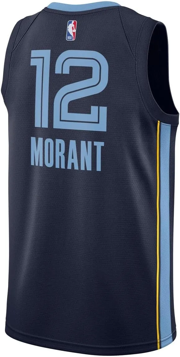Ja Morant Memphis Grizzlies NBA Kids Youth 8-20 Navy Icon Edition Swingman Jersey