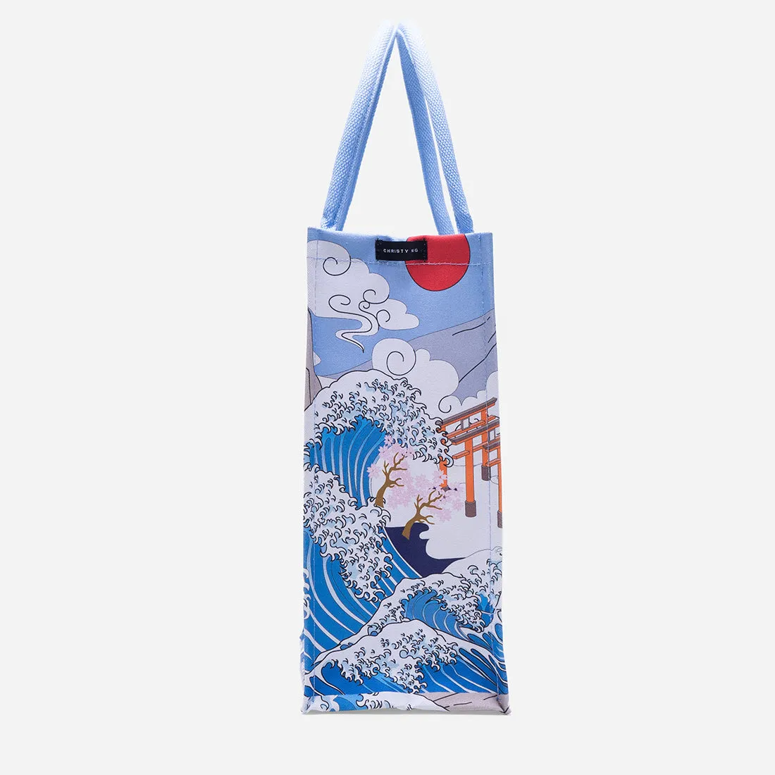 Japanscape Large Canvas Tote