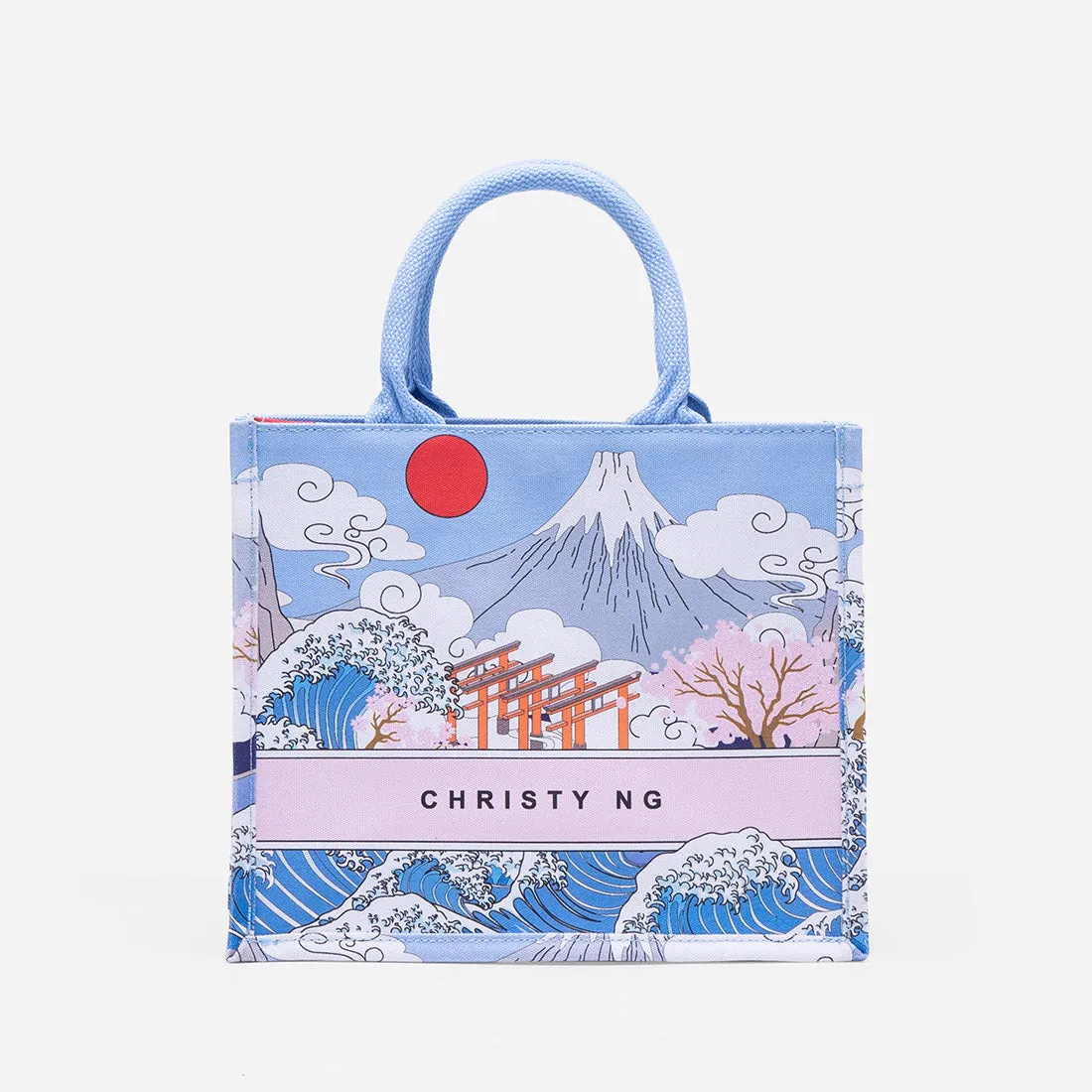 Japanscape Mini Canvas Tote