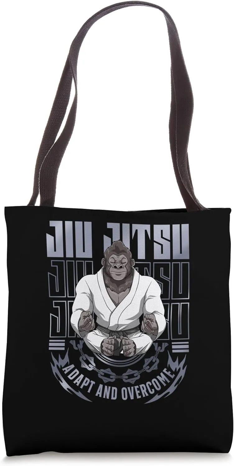 Jiu Jitsu Adapt and Overcome - Grappling BJJ Meditation Tote Bag