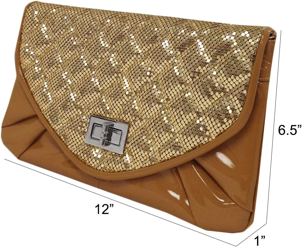 JNB Metal Mesh Clutch