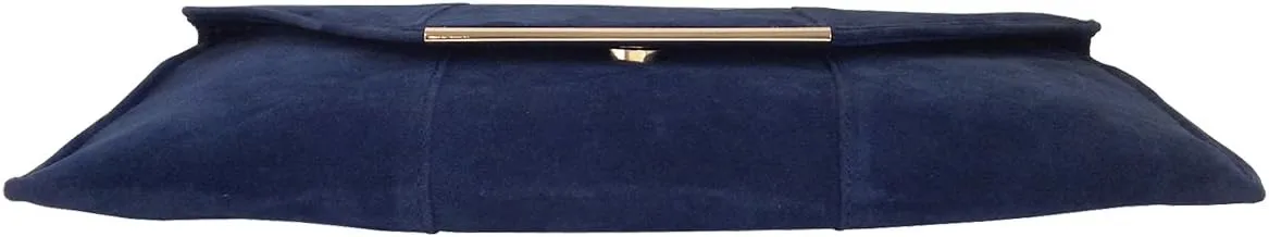 JNB Women's Faux Microsuede Envelope Clutch