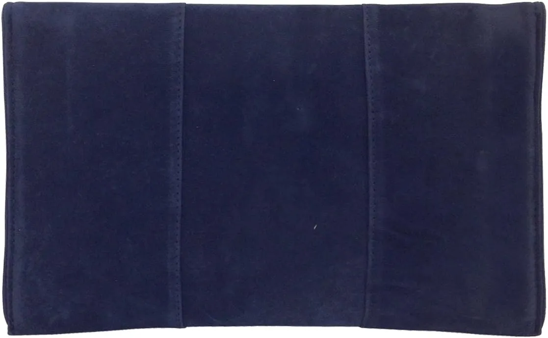 JNB Women's Faux Microsuede Envelope Clutch
