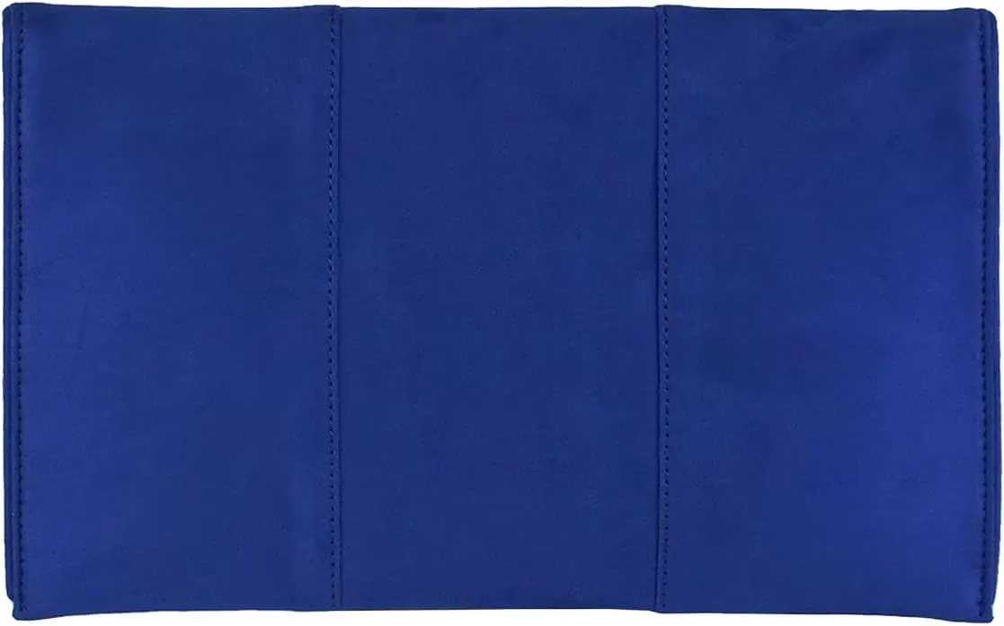 JNB Women's Faux Microsuede Envelope Clutch