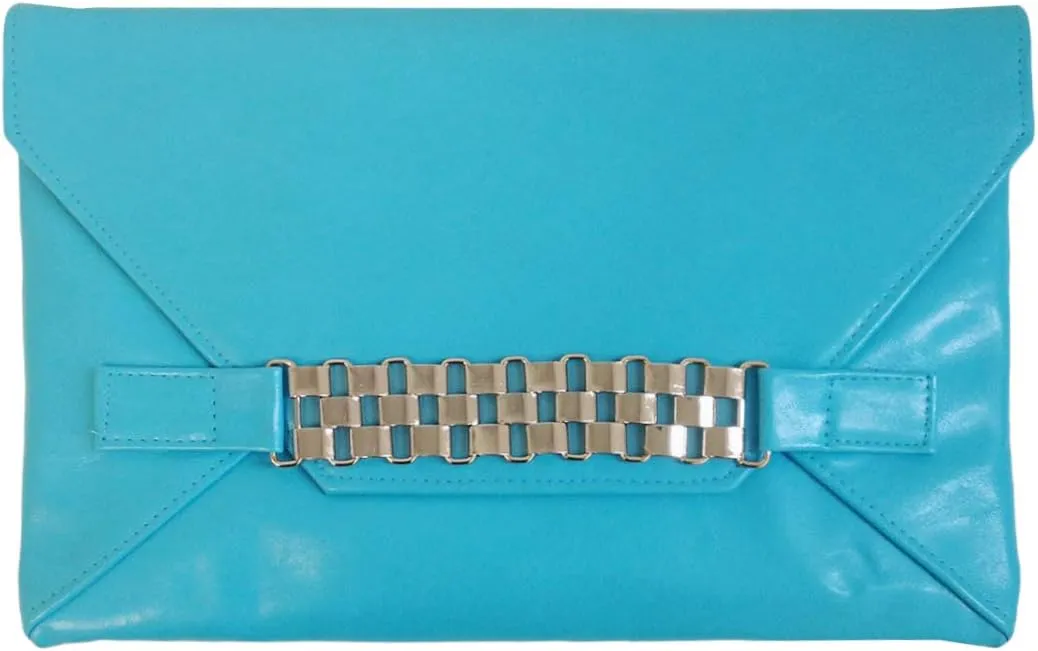JNB Women's Slip-through Chain Envelope Clutch