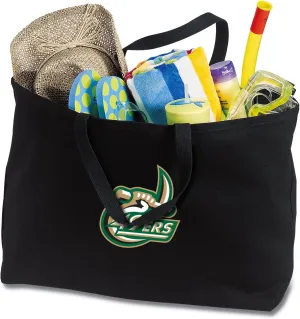 JUMBO University of North Carolina Charlotte Tote Bag or Large Canvas UNCC Shopping Bag