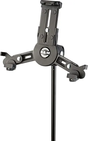 K & M Tablet PC Holder 5/8", Black Music Stand (19795.500.55)