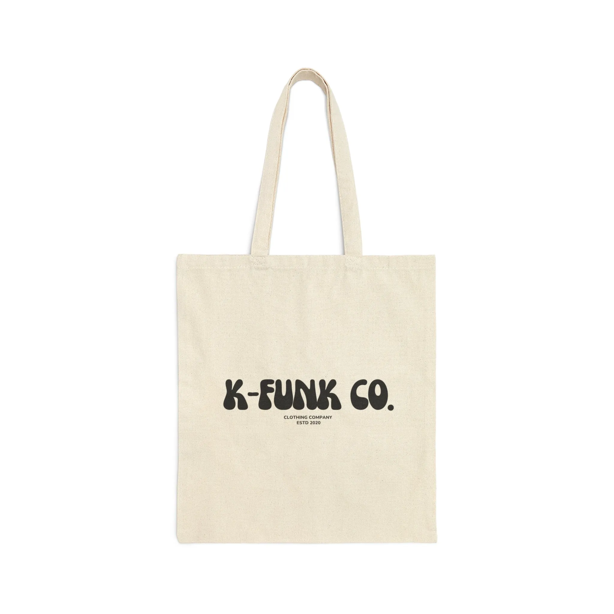 K-Funk Co. Record Store Cotton Canvas Tote Bag