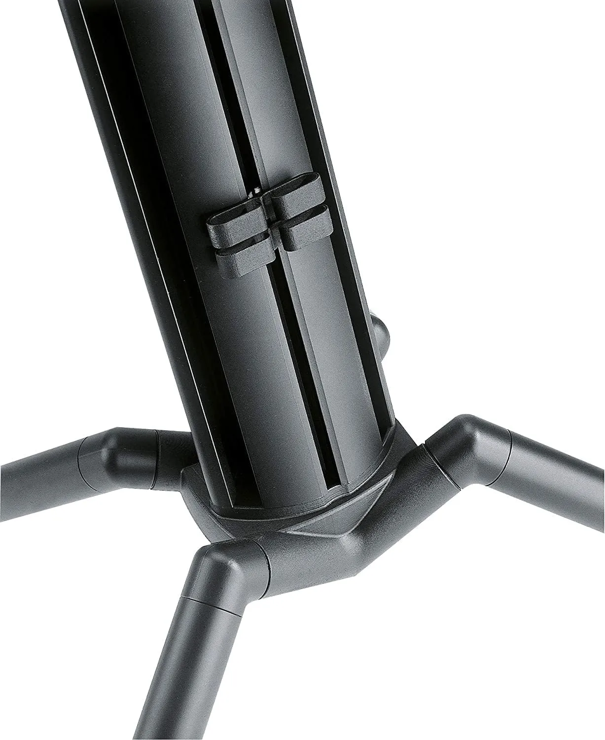 K&M Konig & Meyer 18860.000.35 Spider Pro Keyboard Stand | Height & Depth Adjustment For 2 Keyboards | Extendable Arms | Mic Boom Thread | Cable Clamp | Folds For Travel German Made Black Anodized