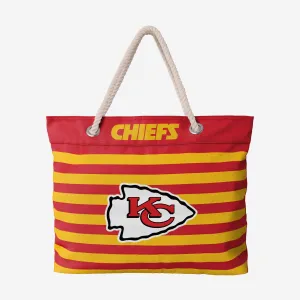 Kansas City Chiefs Nautical Stripe Tote