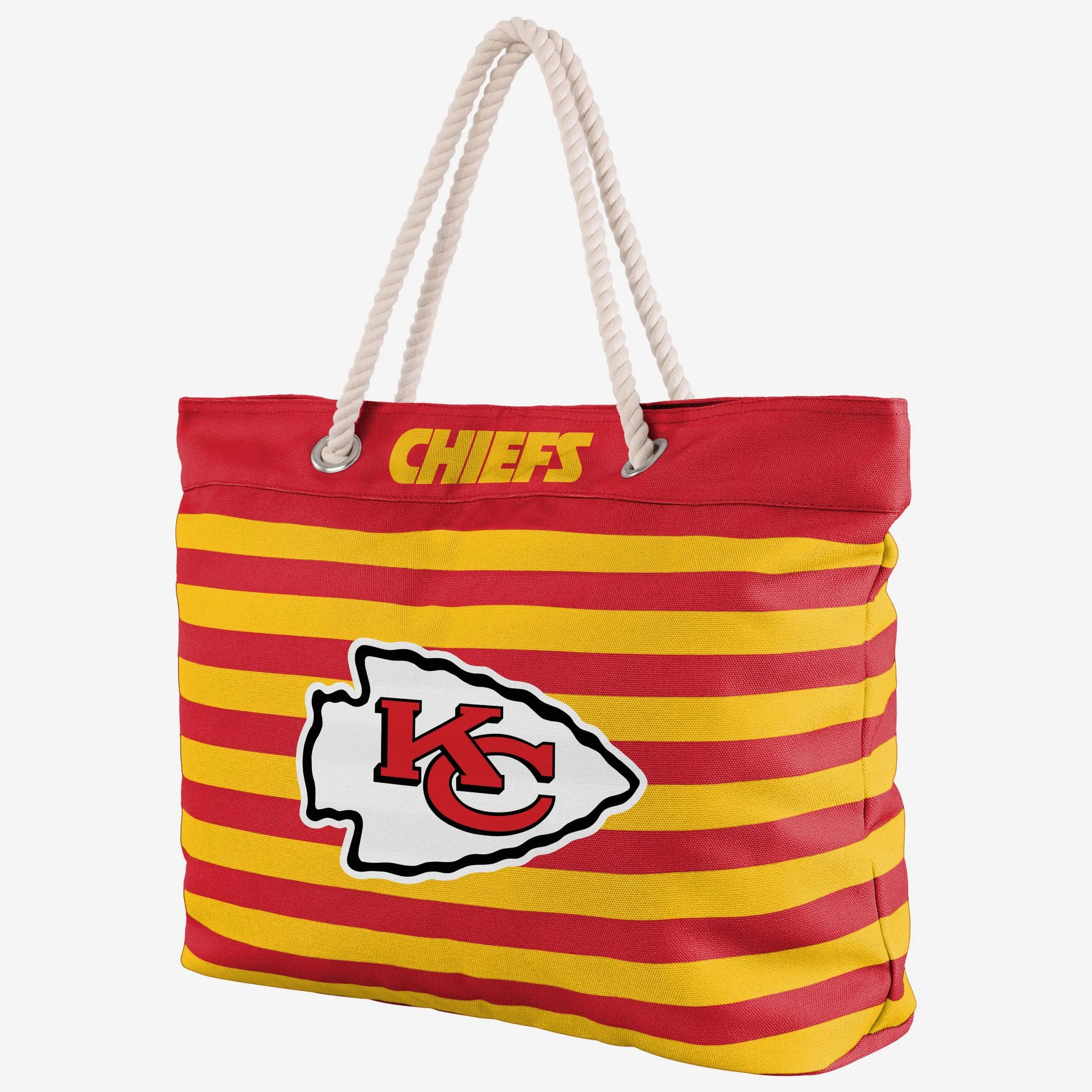 Kansas City Chiefs Nautical Stripe Tote