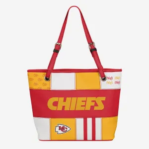 Kansas City Chiefs Printed Collage Tote