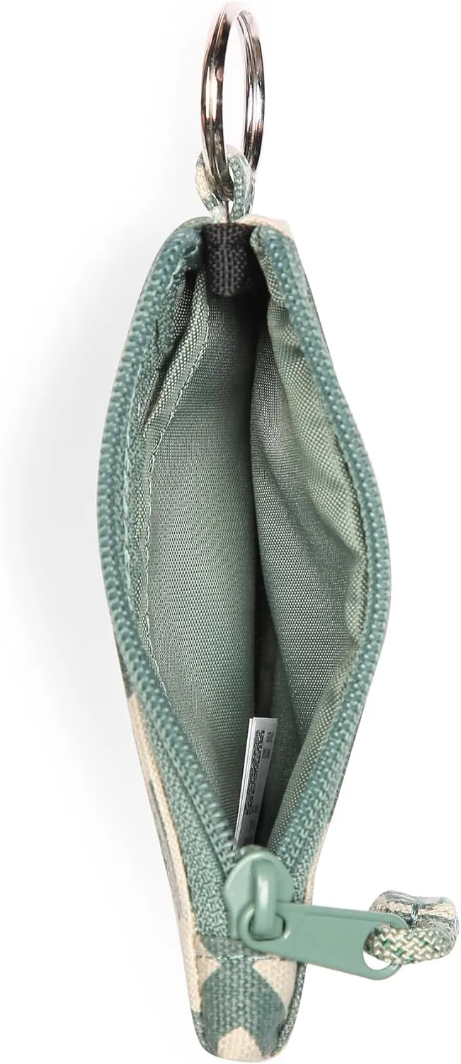 KAVU Stirling Double Sided Slim Cotton Canvas Zip Wallet