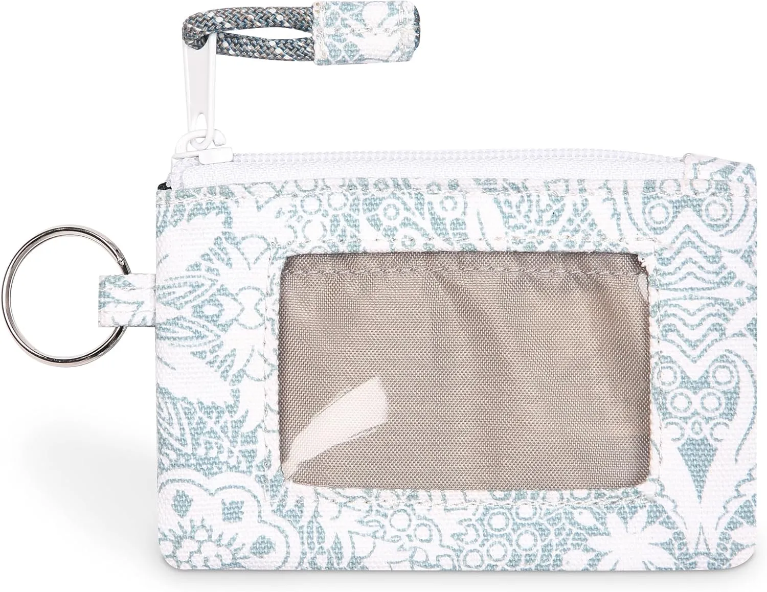 KAVU Stirling Double Sided Slim Cotton Canvas Zip Wallet