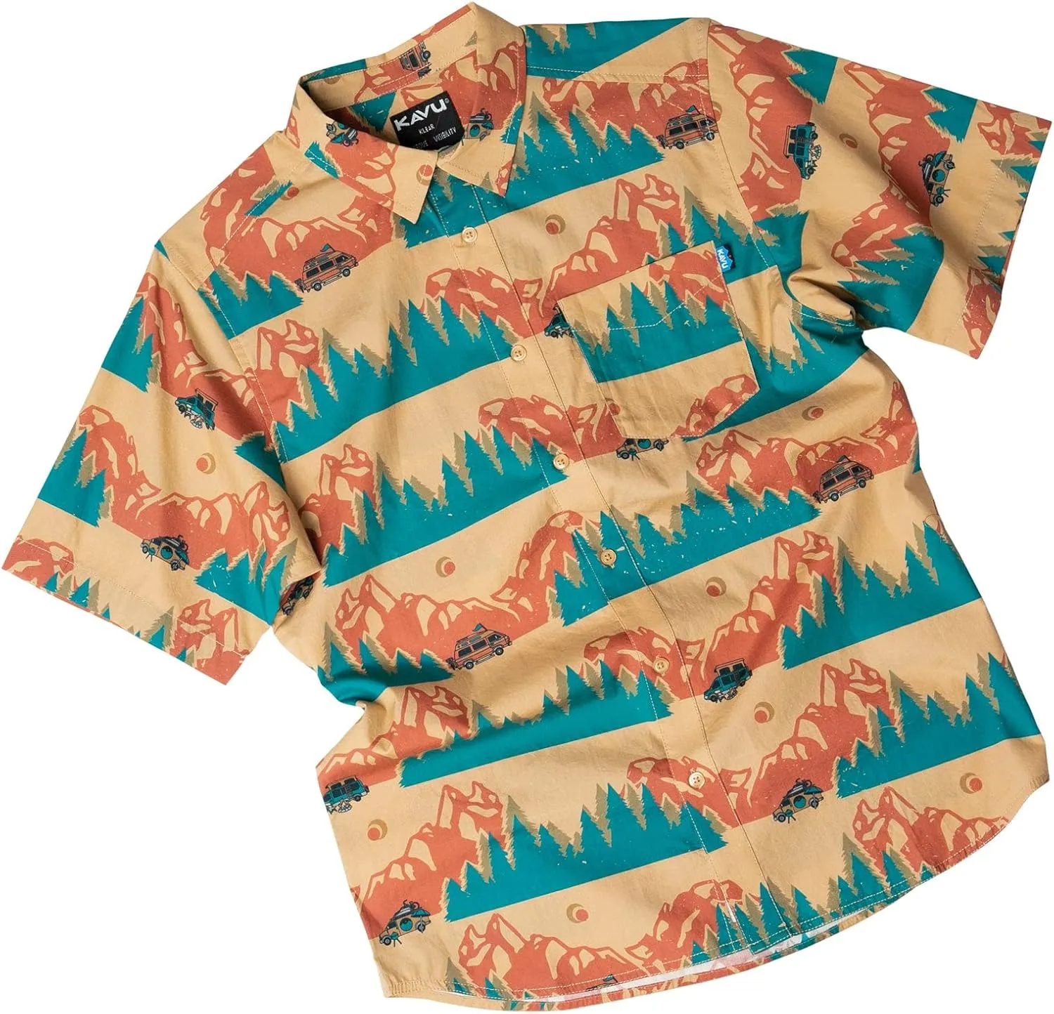 KAVU The Jam Short Sleeve Button Up Aloha Shirt