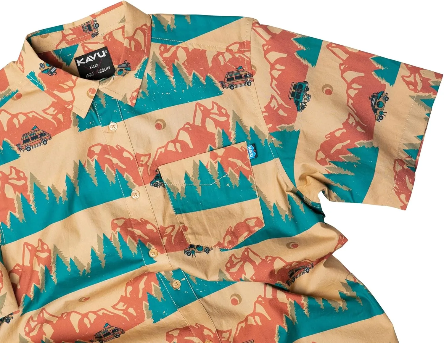 KAVU The Jam Short Sleeve Button Up Aloha Shirt
