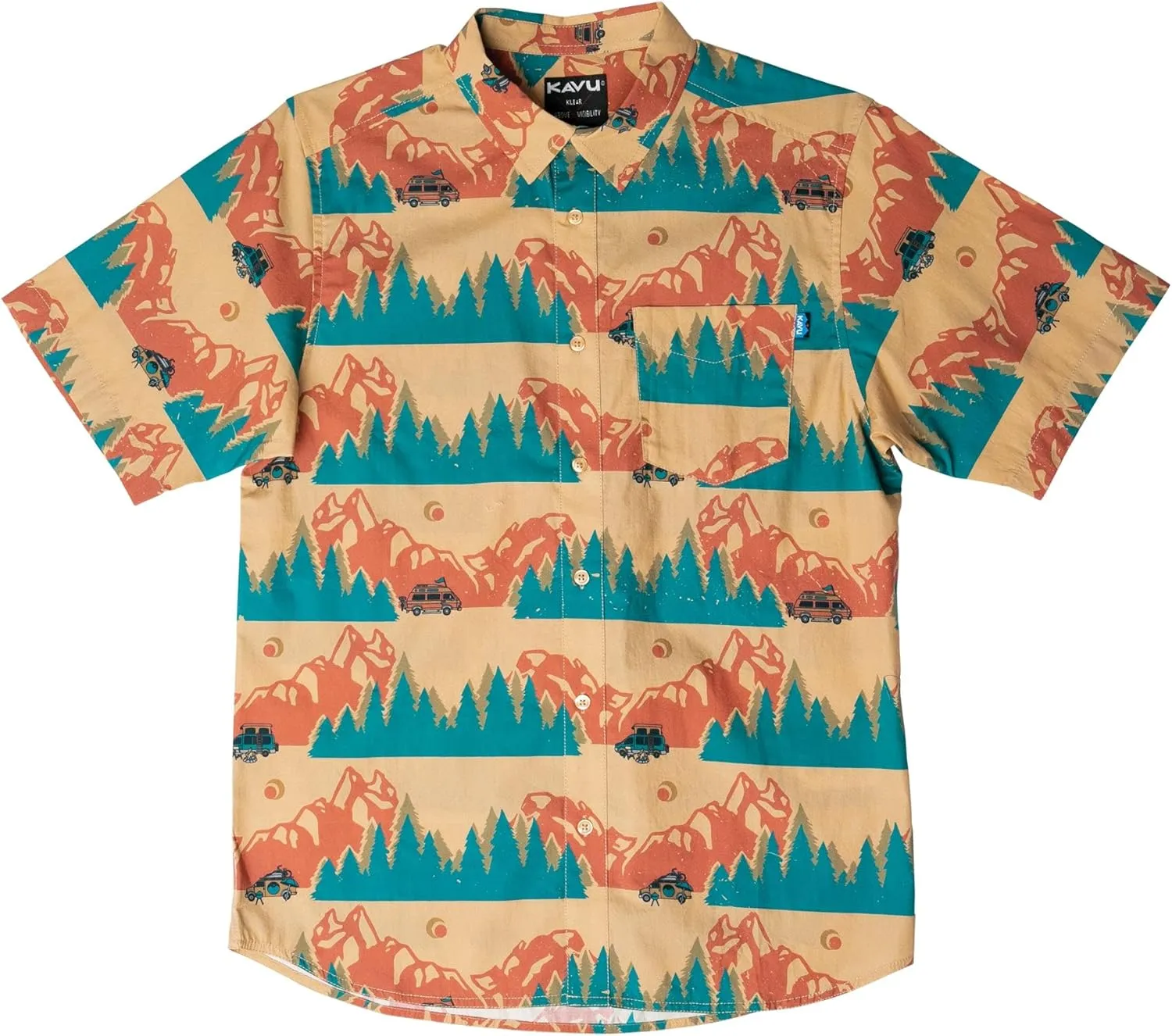 KAVU The Jam Short Sleeve Button Up Aloha Shirt