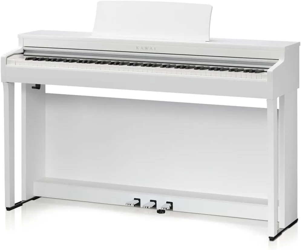 Kawai CN201 88-Key Digital Piano with Responsive Hammer III, Premium Satin White