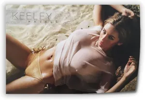 Keeley Hazell Sexy Model Bedroom Wall Art Poster 3Wall Poster Art Canvas Printing Living Room Office Bedroom Aesthetic Poster 36x24inch(90x60cm) Unframe-style