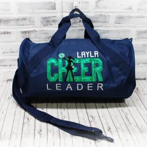 Kelly Green Shimmer Personalized Cheer Tote or Duffle Bag