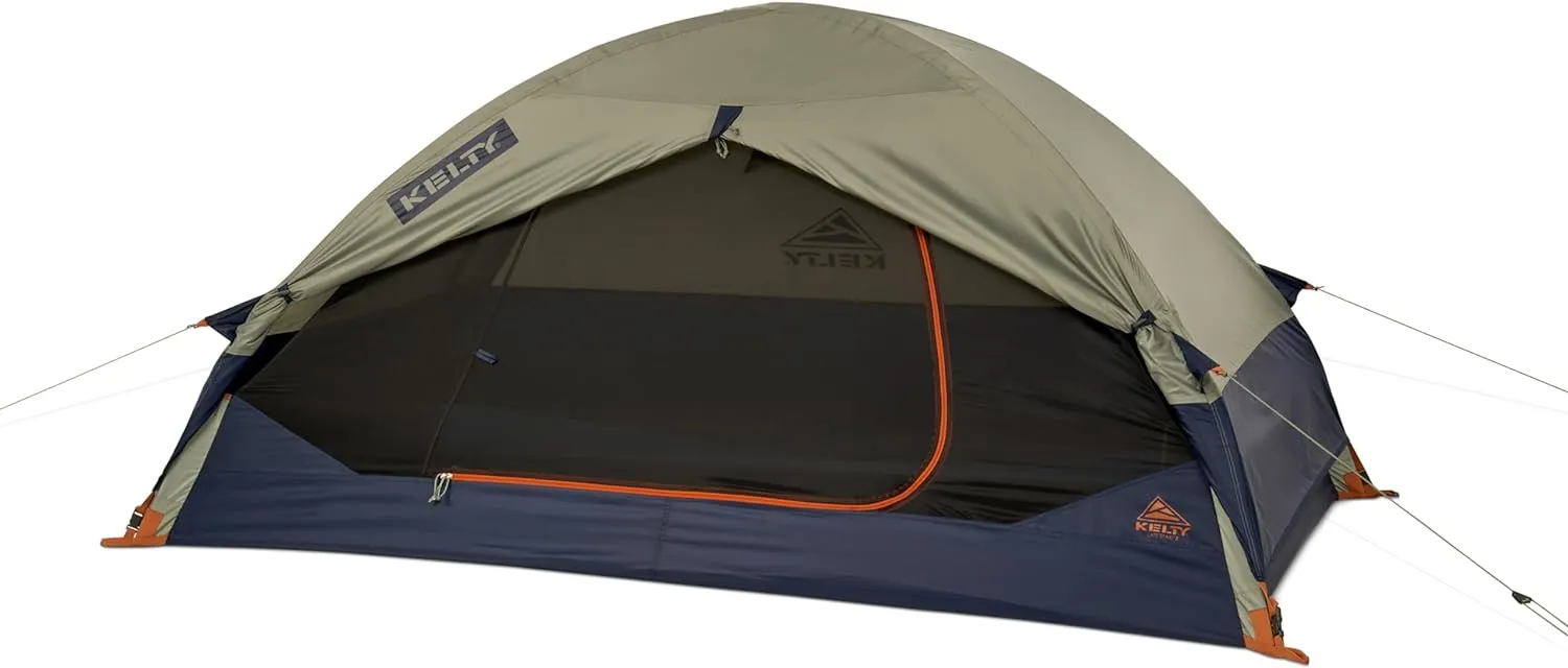 Kelty Late Start Backpacking Tent – Lightweight Two Man Camping Tent Shelter with Quickcorners, Aluminum Poles, Waterproof Poly Fly, Updated for 2024