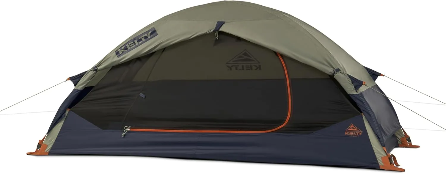 Kelty Late Start Backpacking Tent – Lightweight Two Man Camping Tent Shelter with Quickcorners, Aluminum Poles, Waterproof Poly Fly, Updated for 2024
