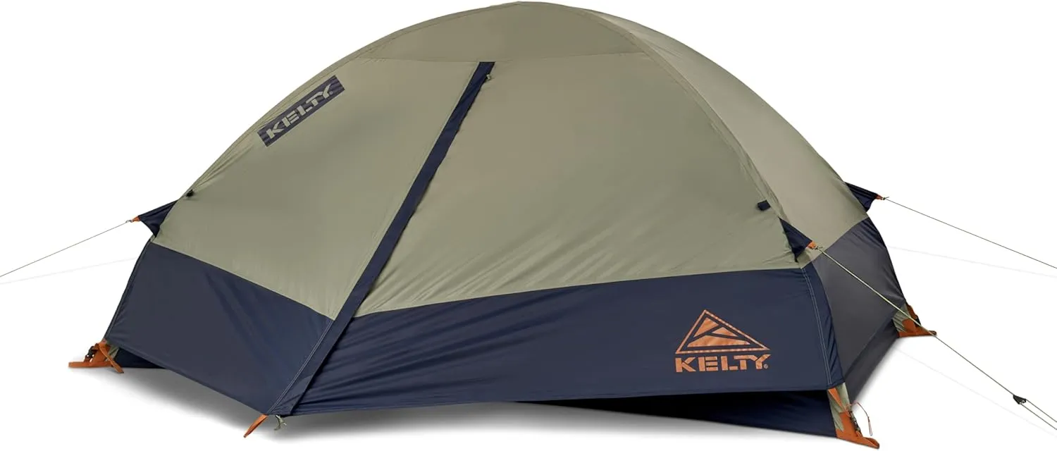 Kelty Late Start Backpacking Tent – Lightweight Two Man Camping Tent Shelter with Quickcorners, Aluminum Poles, Waterproof Poly Fly, Updated for 2024