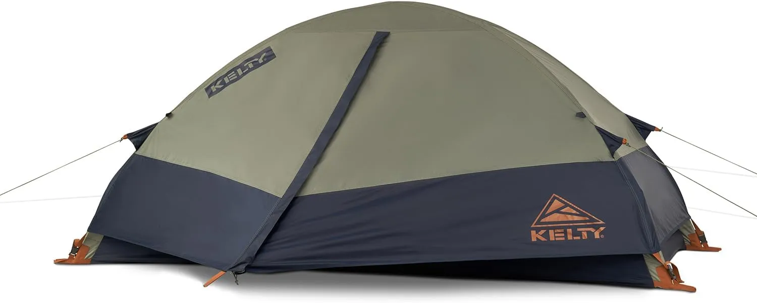 Kelty Late Start Backpacking Tent – Lightweight Two Man Camping Tent Shelter with Quickcorners, Aluminum Poles, Waterproof Poly Fly, Updated for 2024