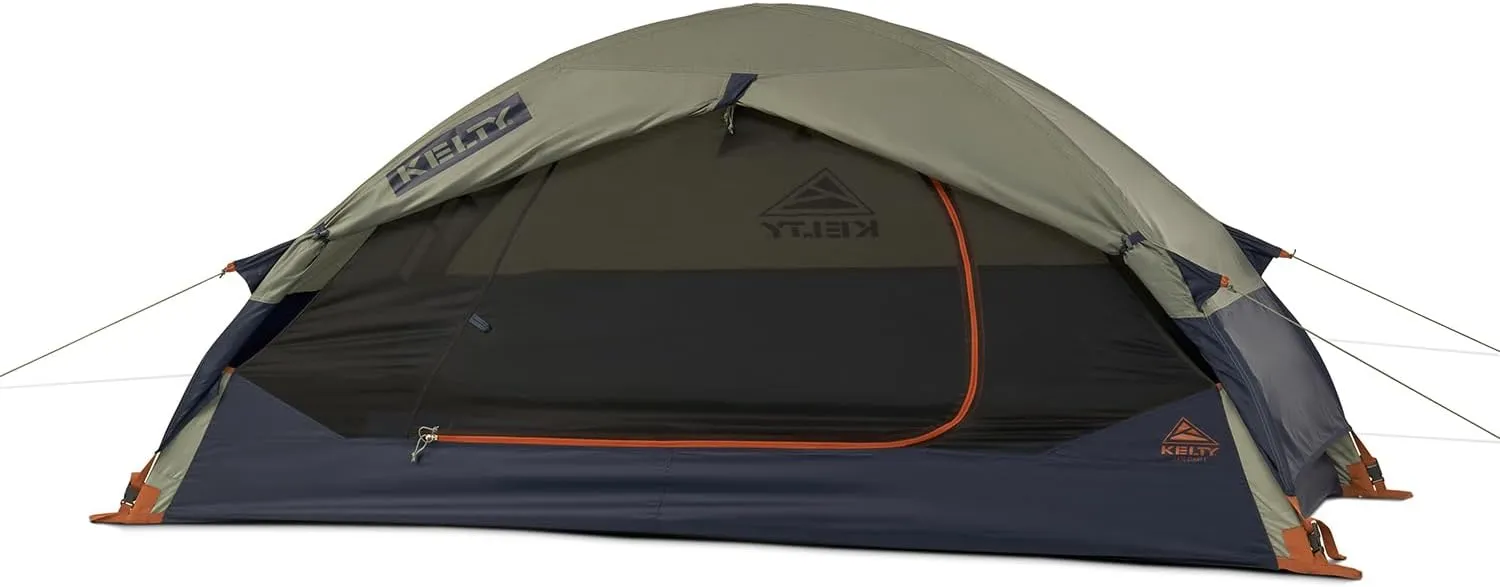 Kelty Late Start Backpacking Tent – Lightweight Two Man Camping Tent Shelter with Quickcorners, Aluminum Poles, Waterproof Poly Fly, Updated for 2024