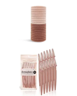 Kitsch Elastic Hair Ties for Women & Dermaplaning Tool with Discount