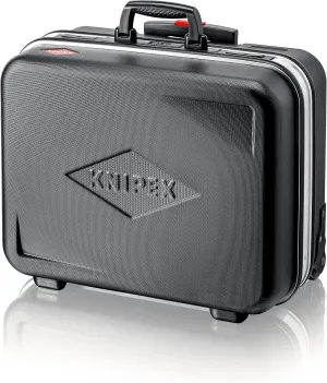 KNIPEX Tool Case "Big Basic Move", Empty, on Wheels, Telescopic Handle, 54 Inserting Options, 33 L Volume, Tool Trolley, Rolling Toolbox, 00 21 06 LE