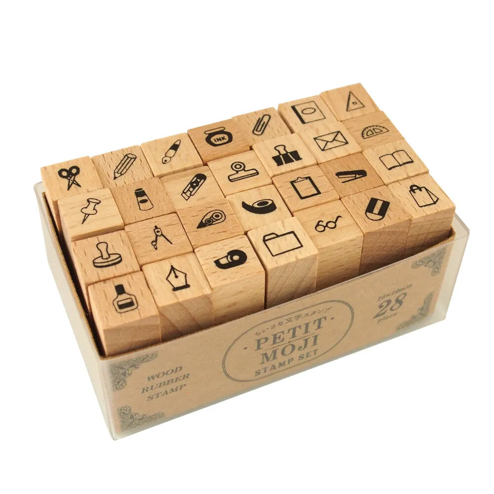 Kodomo No Kao Petit Moji Stamp Set - Large