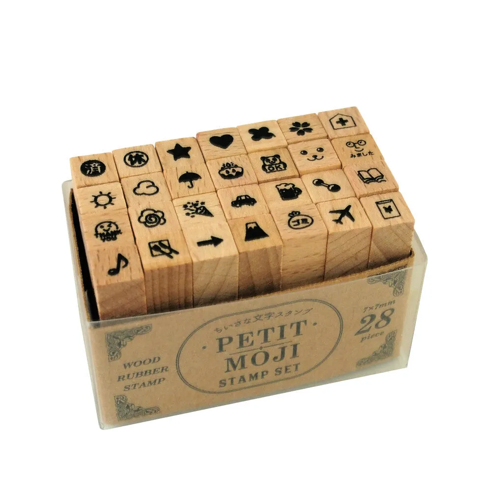 Kodomo No Kao Petit Moji Stamp Set - Small