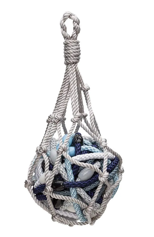 L. Erickson Narrow Grab & Go Pony Ball, Atlantic, Set of Thirty - Exceptionally Secure with Gentle Hold