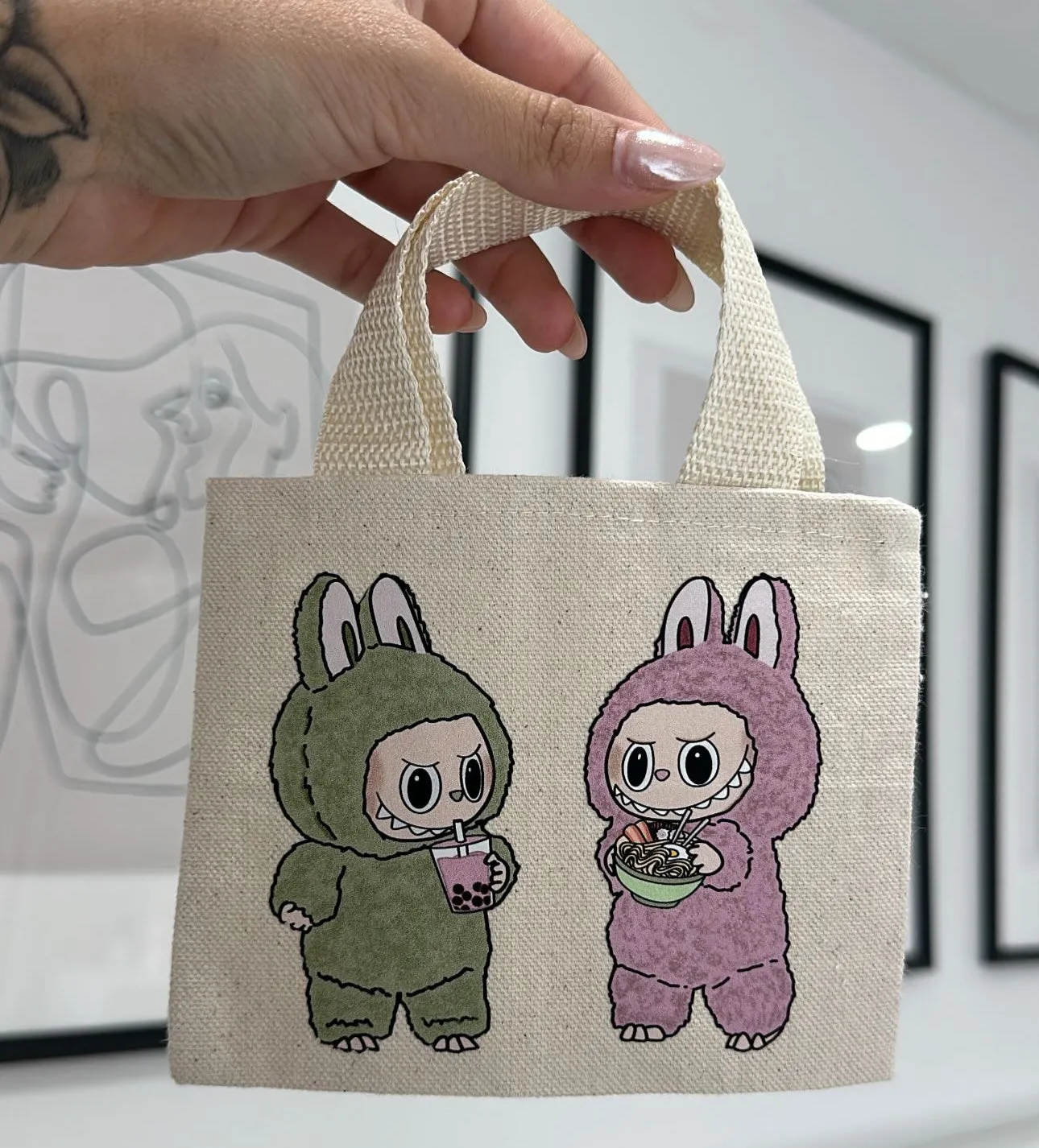 Labubu Mini Totes!