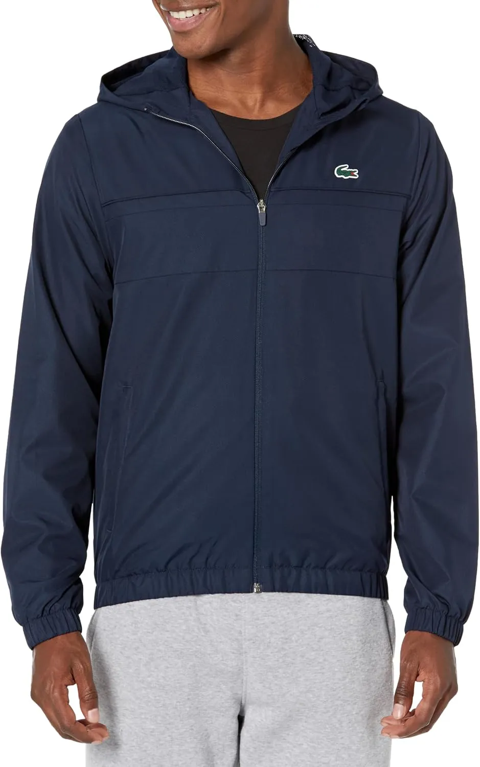 Lacoste Men's Water-Repellent Sport Track Jacket