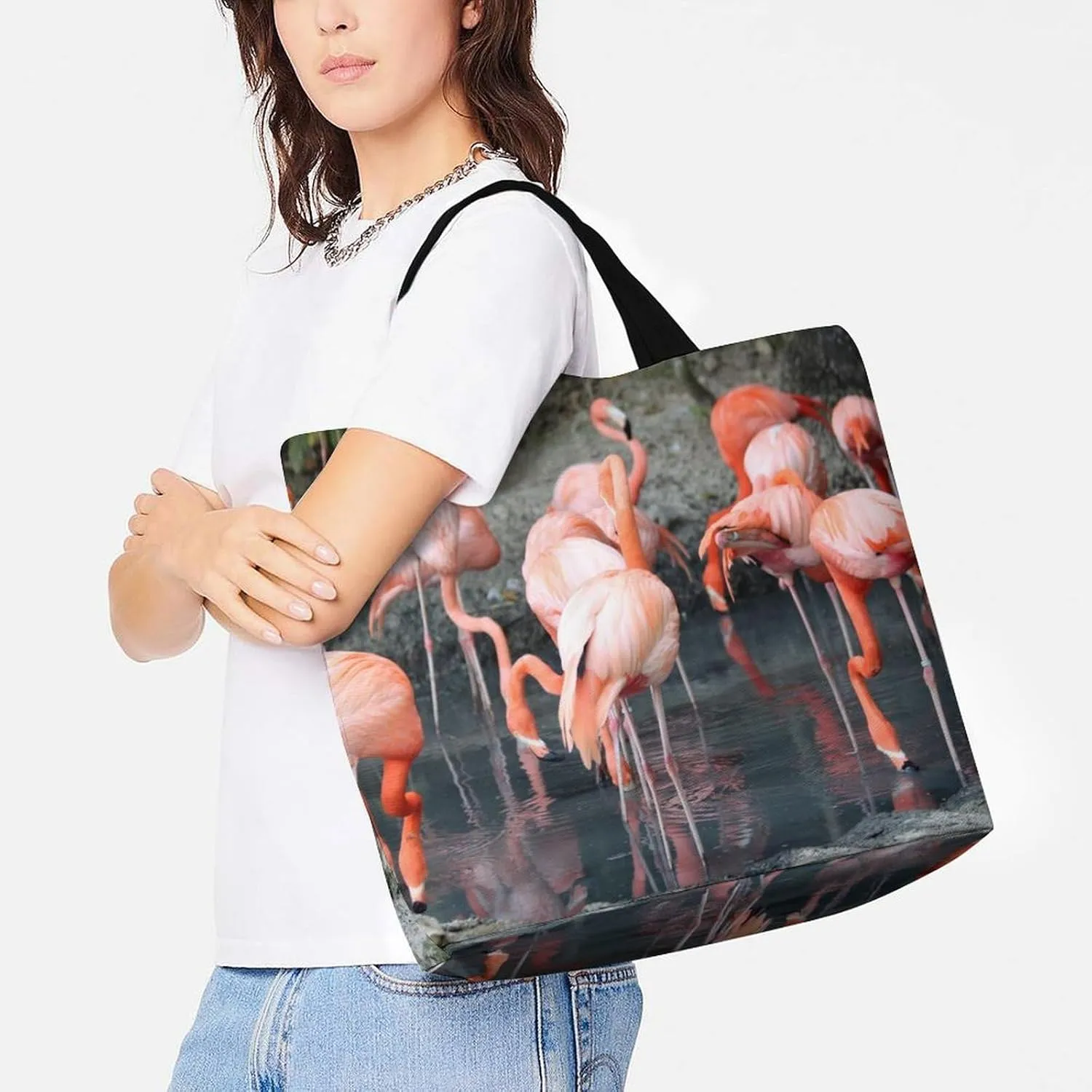 Large Capacity Shopping Tote Bag for Women, Girls