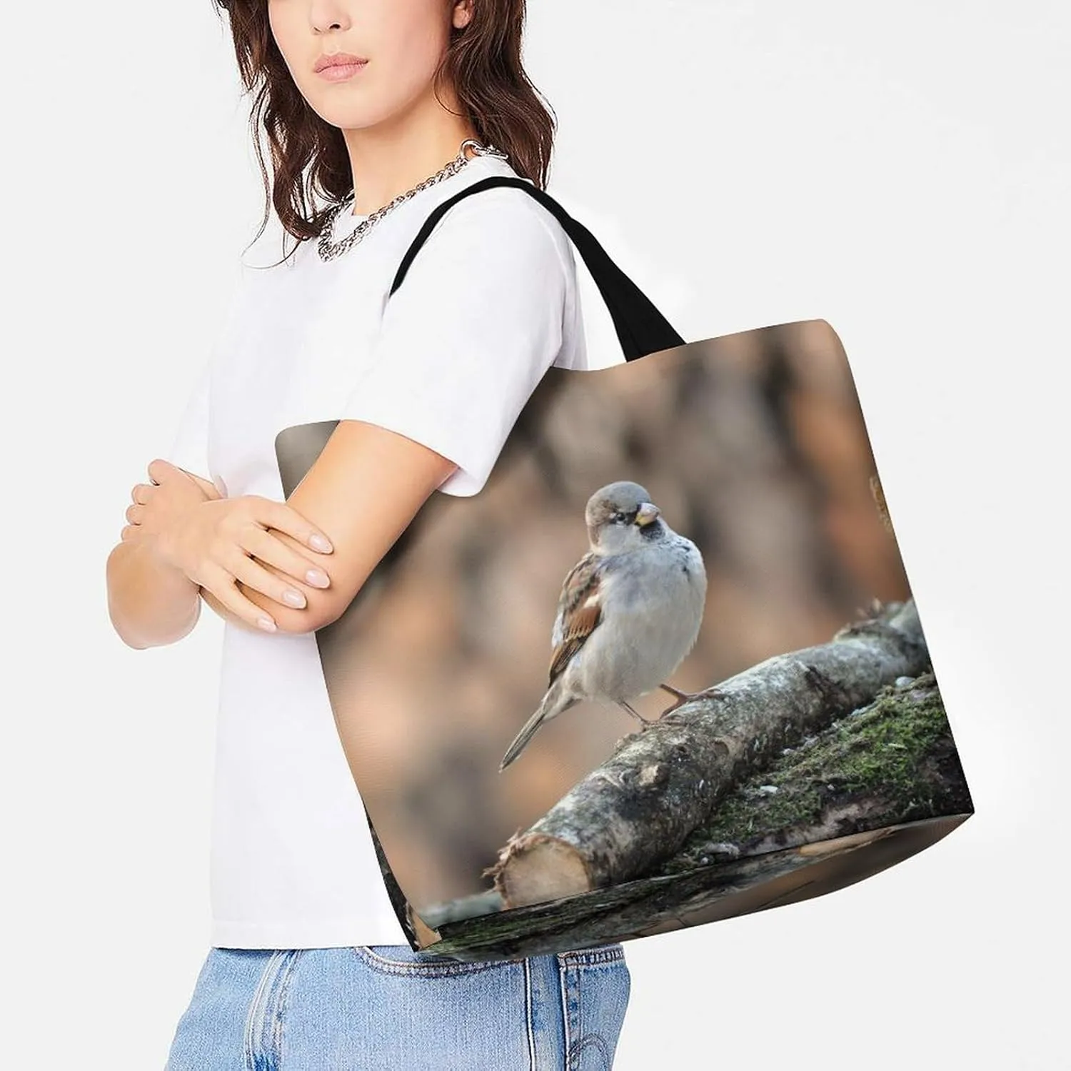 Large Capacity Shopping Tote Bag for Women, Girls