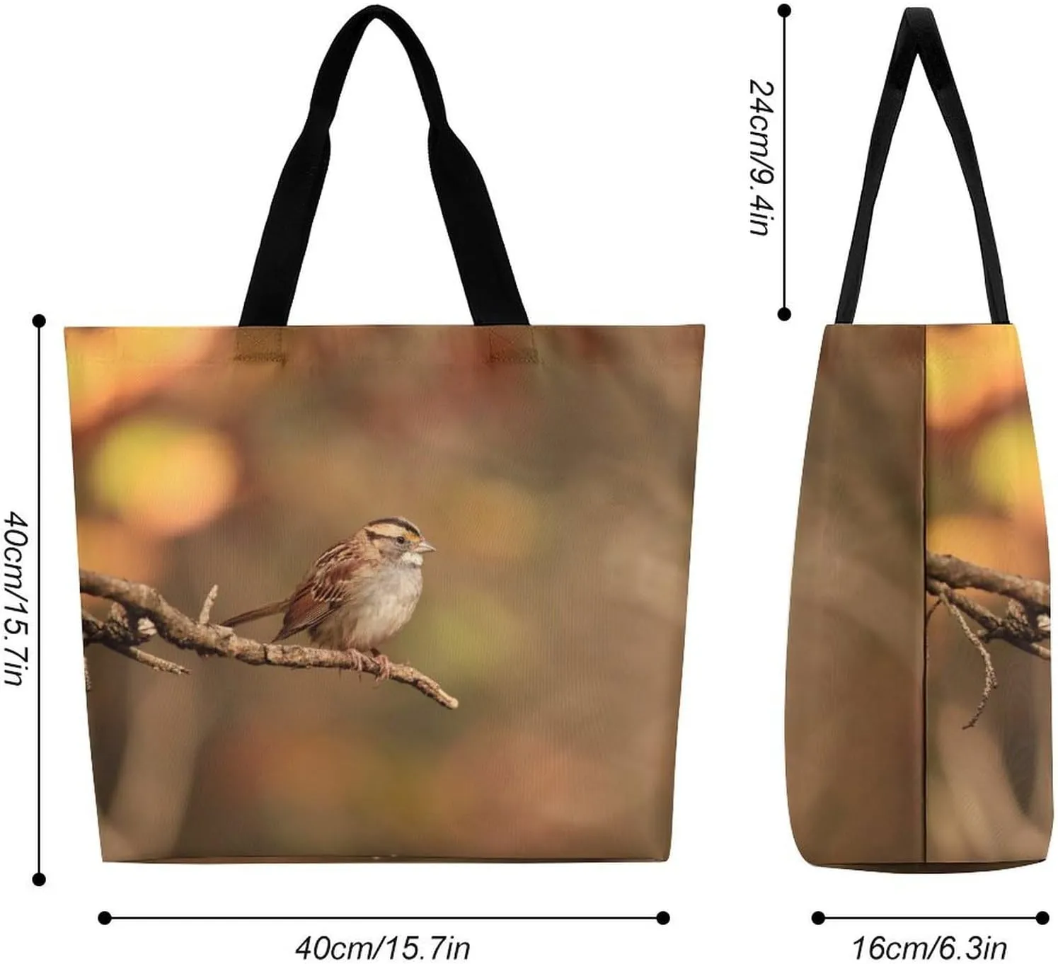 Large Capacity Shopping Tote Bag for Women, Girls