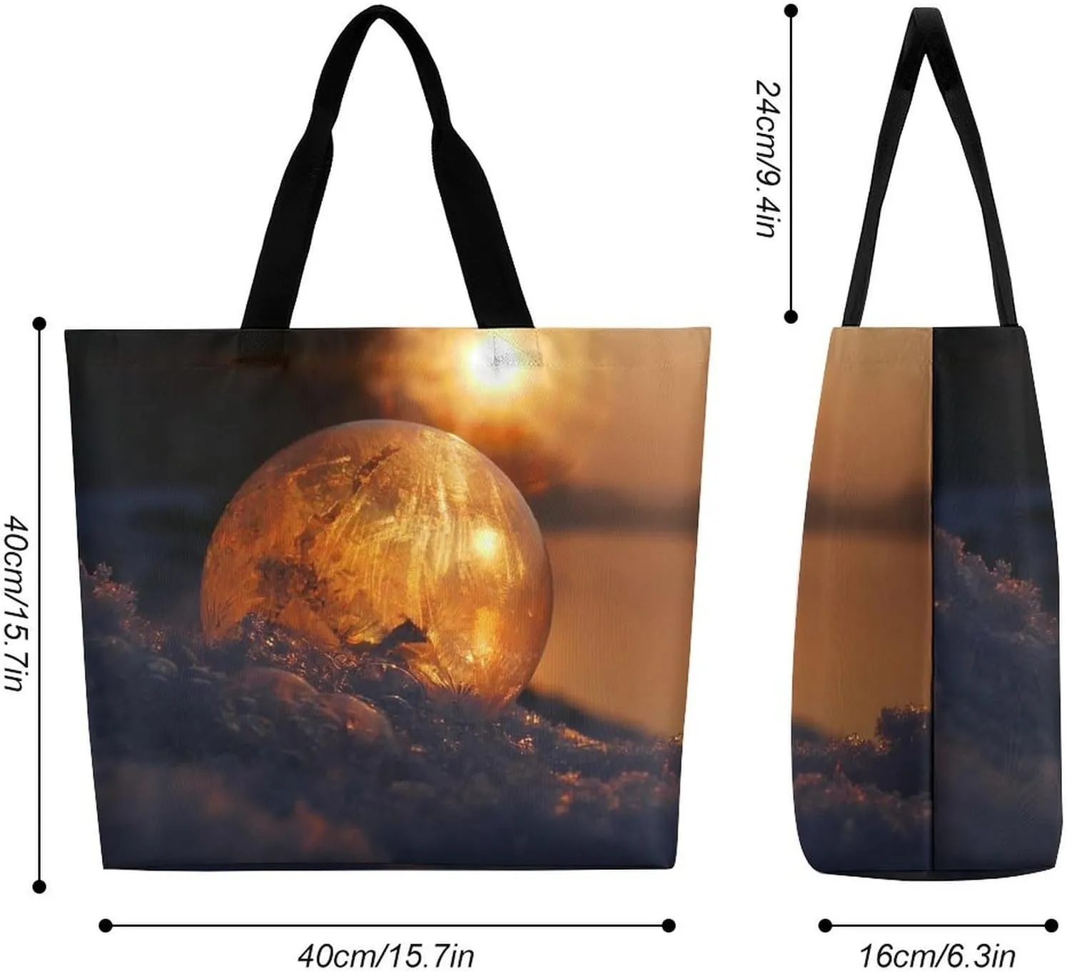 Large Capacity Shopping Tote Bag for Women, Girls