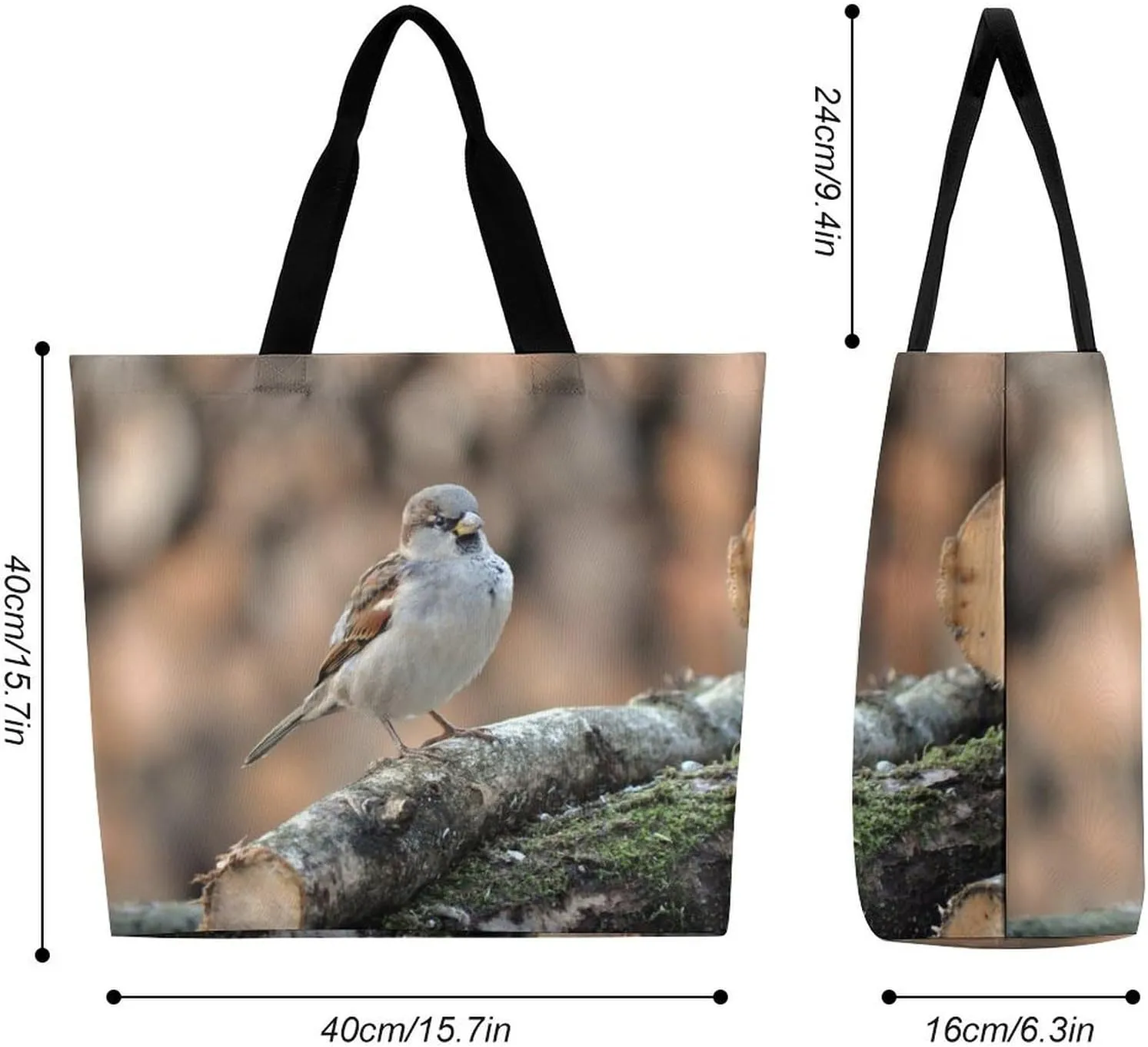 Large Capacity Shopping Tote Bag for Women, Girls