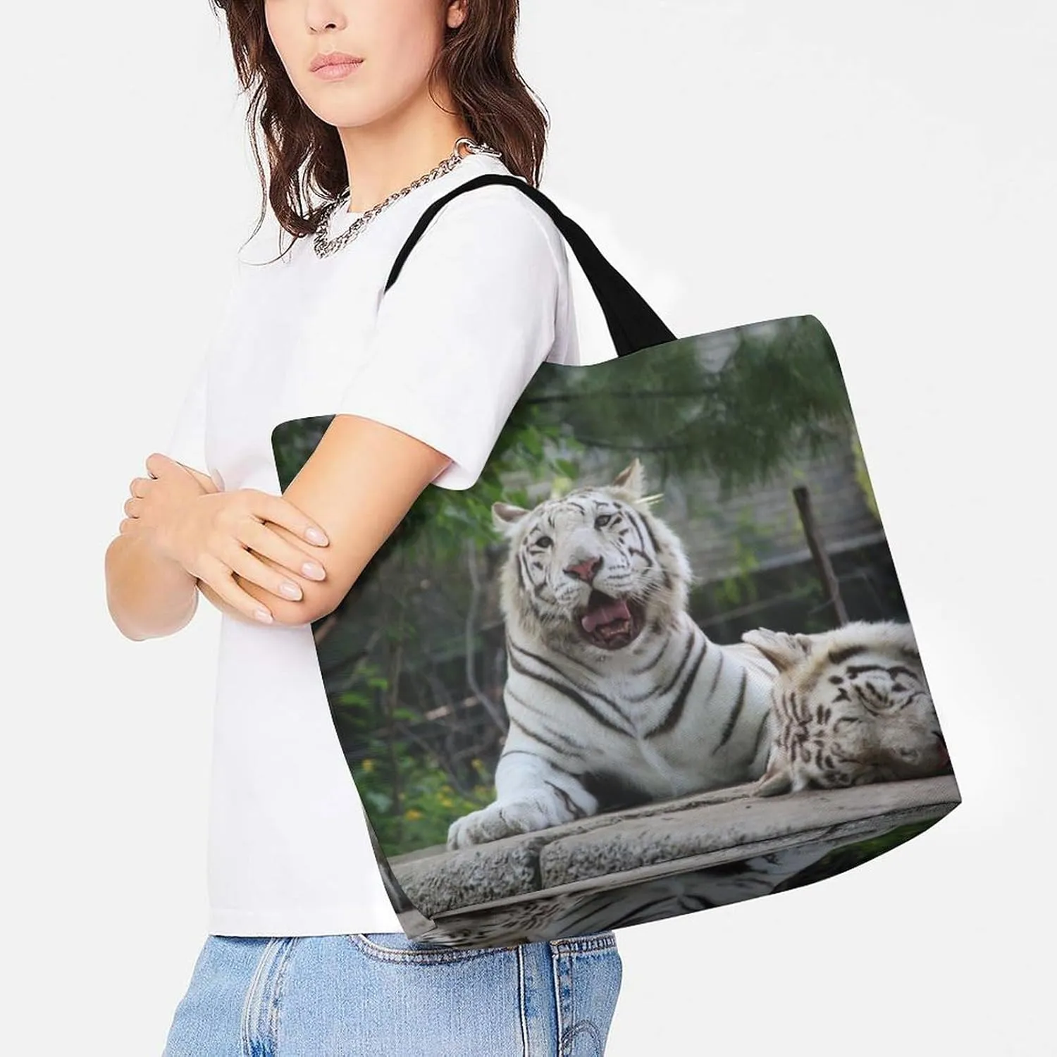 Large Capacity Shopping Tote Bag for Women, Girls