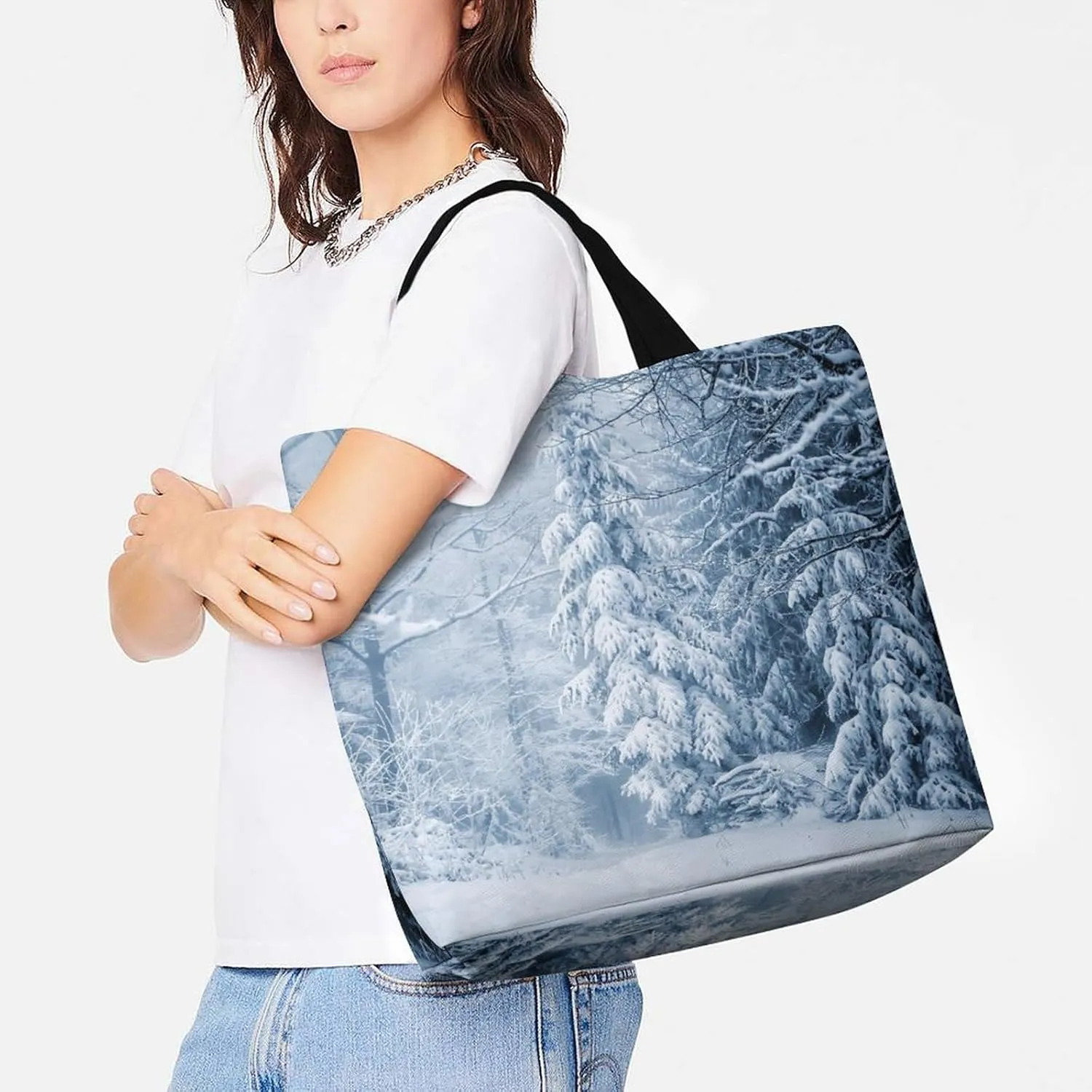 Large Capacity Shopping Tote Bag for Women, Girls